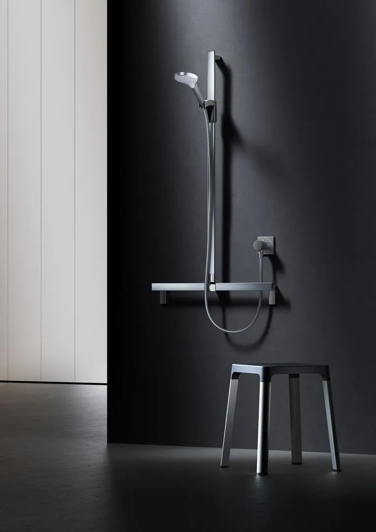 KEUCO Axess Duschhaltegriff schmal & Hocker