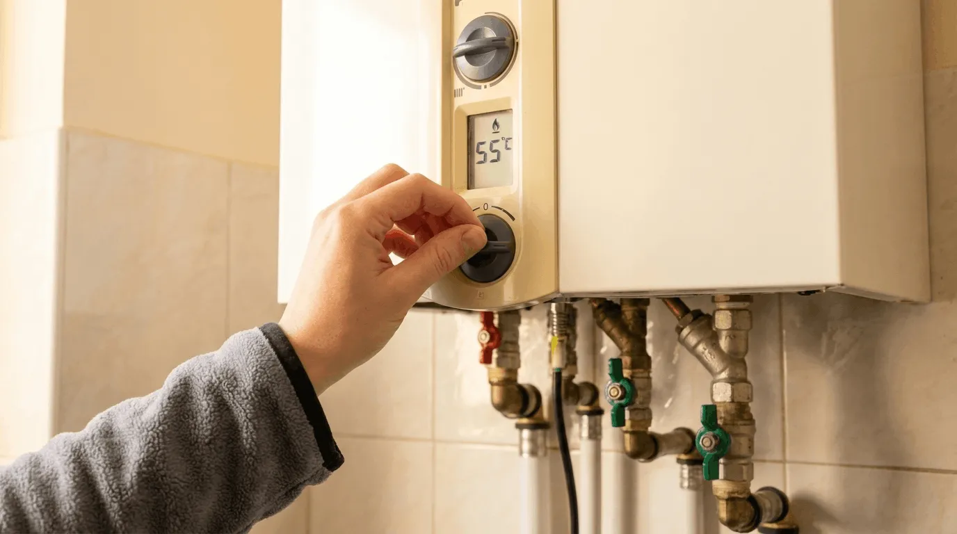 Niedrige Betriebskosten einer modernen Gastherme